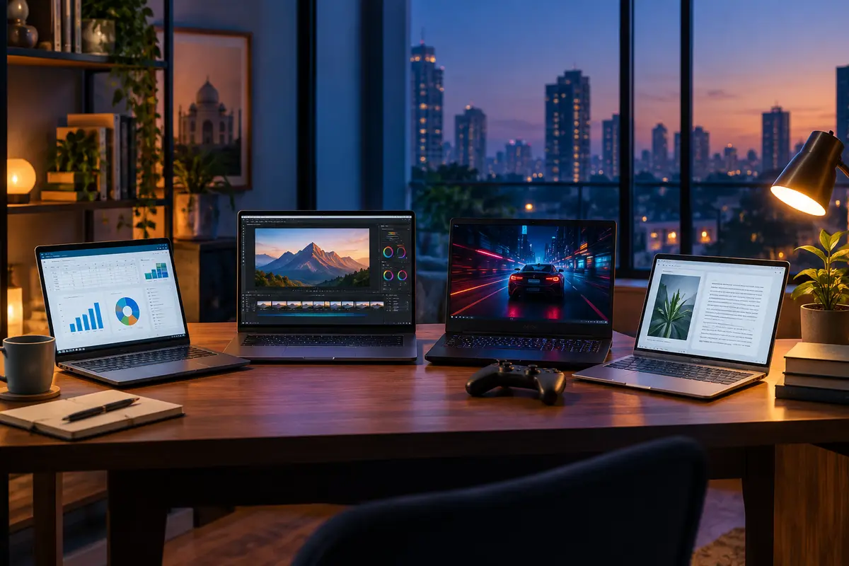 Editorial photograph for Laptop Buying Guide for India: Match the Machine to the Workload